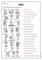 Vorschau - Arbeitsblätter - Hobbies vocabulary activity (Englisch) - Seite 3