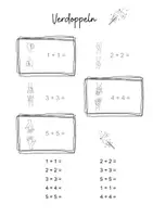 Vorschau - Arbeitsblätter - Verdoppeln - Deckblatt