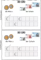 Vorschau - Arbeitsblätter - Kleines Übungsheft zu Euro Geld für Klasse 1 - Seite 2