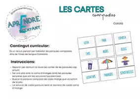 Vista previa - Refuerzo / NEE / Materiales de apoyo - Les cartes compostes - Portada
