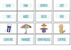 Vista previa - Refuerzo / NEE / Materiales de apoyo - Les cartes compostes - página 1