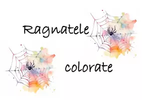 anteprima - Altro tipo di materiale - Ragnatele colorate - Pagina di copertina