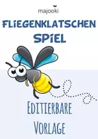 Vorschau - Spiele - Fliegenklatschen Spiel - editierbare Vorlage - Fliegenklatsche Spiel - Fliegenklatschenspiel - Fliegenklatschen-Spiele - Deckblatt