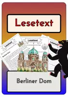Vorschau - Arbeitsblätter - Leseverständnis - Berliner Dom + Lösungen - Deckblatt