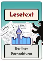 Vorschau - Arbeitsblätter - Materialpaket Berlin | 4x Lesetext + Fragen - Suchsel - Lückentext (inkl. Lösungen) - Seite 1