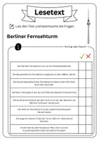 Vorschau - Arbeitsblätter - Materialpaket Berlin | 4x Lesetext + Fragen - Suchsel - Lückentext (inkl. Lösungen) - Seite 3