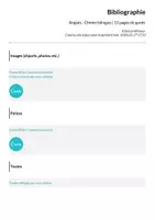 Aperçu - Cartes / Images - Anglais : Chimie bilingue | 12 pages de garde - Page 1