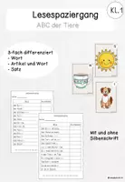 Vorschau - Arbeitsblätter - Leseförderung 1/2 Materialpaket - Deckblatt