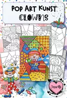 Vorschau - Mal- und Bastelvorlagen - Pop Art Kunst "Clowns" zum Weiter- und Ausmalen (Karneval / Fasching) - Deckblatt