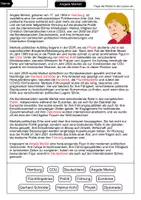 Vorschau - Arbeitsblätter - Angela Merkel Lückentext - Berühmte Persönlichkeiten - Seite 2