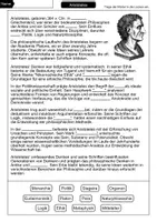 Vorschau - Arbeitsblätter - Aristoteles Lückentext - Berühmte Persönlichkeiten - Seite 1