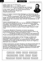 Vorschau - Arbeitsblätter - Galileo Galilei Lückentext - Berühmte Persönlichkeiten - Seite 1