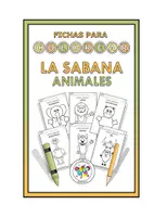 Vista previa - Hojas de trabajo - BUNDLE PAQUETE COLOREAR ANIMALES SALVAJES DECORAR CRAFT - página 1