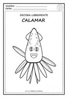 Vista previa - Manualidades / Dibujos para colorear - FICHAS PARA COLOREAR MAR ANIMALES OCEANO DECORAR - página 3