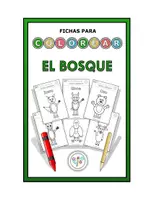 Vista previa - Manualidades / Dibujos para colorear - FICHAS PARA COLOREAR EL BOSQUE ANIMALES CRAFT - Portada