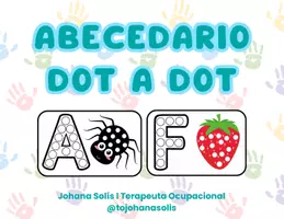 Vista previa - Hojas de trabajo - ABECEDARIO DOT A DOT - Portada