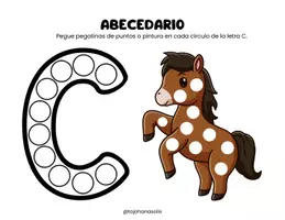 Vista previa - Hojas de trabajo - ABECEDARIO DOT A DOT - página 3
