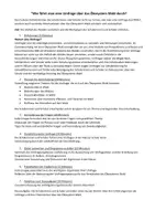 Vorschau - Stundenentwürfe - Wie führt man eine Umfrage über das Ökosystem Wald durch? - Deckblatt
