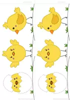 Vorschau - Mal- und Bastelvorlagen - Osterhasen- und Küken-Lichter prickeln - Kunstidee Frühling, Ostern, Kunst Grundschule - Seite 3