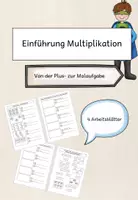 Vorschau - Stundenentwürfe - Komplettpaket MULTIPLIKATION Klasse 2 - Seite 1