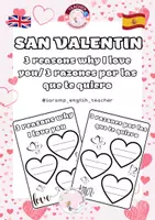Vista previa - Manualidades / Dibujos para colorear - SAN VALENTIN: THREE REASONS WHY/TRES RAZONES - página 1