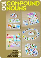 Vorschau - Mal- und Bastelvorlagen - Compound Nouns 5in1 - Deckblatt