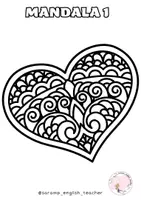 Vista previa - Manualidades / Dibujos para colorear - SAN VALENTIN MANDALAS - página 2