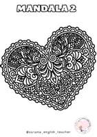 Vista previa - Manualidades / Dibujos para colorear - SAN VALENTIN MANDALAS - página 3