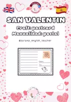 Vista previa - Manualidades / Dibujos para colorear - SAN VALENTIN POSTCARDS-POSTALES - página 1