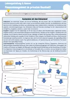 Vorschau - Arbeitsblätter - AES 10 Prüfung - Lebensgestaltung & Konsum: "Finanzmanagement im privaten Haushalt!" (Einkommen und Ausgaben, fixe und variable Kosten, Fallbeispiel zur Wohnsituation einer Studentin, Haushaltsplan) - Seite 1