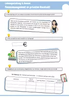 Vorschau - Arbeitsblätter - AES 10 Prüfung - Lebensgestaltung & Konsum: "Finanzmanagement im privaten Haushalt!" (Einkommen und Ausgaben, fixe und variable Kosten, Fallbeispiel zur Wohnsituation einer Studentin, Haushaltsplan) - Seite 2
