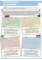 Vorschau - Arbeitsblätter - AES 10 Prüfung - Lebensgestaltung & Konsum: "Was ist ein Kredit?" (Kreditarten, Bedingungen für einen Kredit, Vor- und Nachteile, Fallbeispiele, Schulden & Überschuldung) - Seite 1