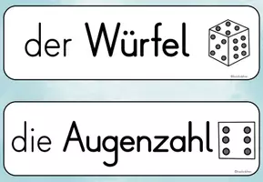Vorschau - Präsentationen/Tafelbilder - Wahrscheinlichkeiten Wortspeicher / Tafelmaterial - Seite 2