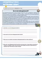 Vorschau - Arbeitsblätter - AES 10 Prüfung - Lebensgestaltung & Konsum: "Auf Nummer sicher!" (Was ist eine Solidargemeinschaft? Die gesetzlichen Sozialversicherungen, Individualversicherungen) - Seite 1