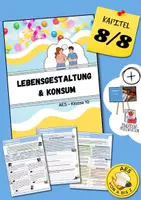 Vorschau - Arbeitsblätter - AES 10 Prüfung - Lebensgestaltung & Konsum: "Auf Nummer sicher!" (Was ist eine Solidargemeinschaft? Die gesetzlichen Sozialversicherungen, Individualversicherungen) - Deckblatt