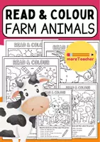 Vorschau - Mal- und Bastelvorlagen - Read and Colour Farm Animals Ausmalbilder - Deckblatt