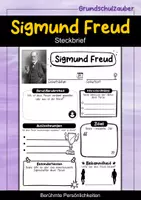 Vorschau - Arbeitsblätter - Sigmund Freud Steckbrief - Deckblatt