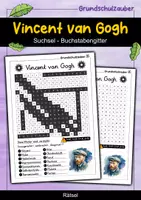 Vorschau - Arbeitsblätter - Vincent van Gogh Suchsel - Buchstabengitter - Deckblatt
