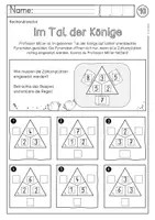 Vorschau - Arbeitsblätter - Rechendreiecke ZR 10 (Tal der Könige) - Seite 1