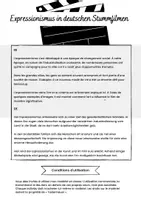 Aperçu - Autre type de ressources - Expressionismus im deutschen Stummfilm (allemand) - Page de couverture
