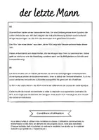 Aperçu - Feuilles d'exercices - der letzte Mann - deutscher Stummfilm (allemand) - Page de couverture