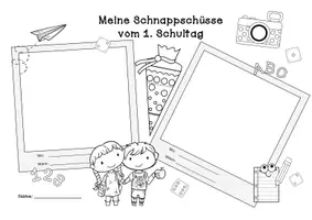 Vorschau - Arbeitsblätter - Mit meinen - Schnappschüssen - durchs ganze Schuljahr #edukiknaller2021 - Deckblatt