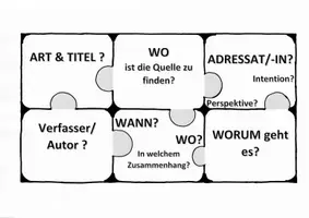 Vorschau - Arbeitsblätter - Puzzle und Steckbrief - Deckblatt