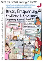 Vorschau - Mal- und Bastelvorlagen - Entspannung / SOS bei Stress - Flipbook / Schulstress / Atmung / Atemübungen - Seite 1