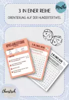 Vorschau - Spiele - Orientierung auf der Hundertertafel - Spiel "3 in einer Reihe" - Deckblatt