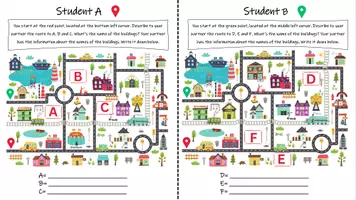 Vorschau - Spiele - Sprechen im Tandem - Describing The Way 2 (Information Gap Activity) - Seite 2