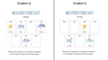 Vorschau - Spiele - Sprechen im Tandem - Talking About The Weather (Information Gap Activity) - Seite 2