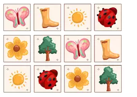 Vorschau - Spiele - Paare finden Partnerarbeit Frühling - Seite 2