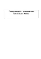 Vorschau - Arbeitsblätter - bestimmte und unbestimmte Artikel - Übung/ Lückentext - Seite 3