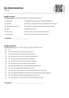 Vorschau - Arbeitsblätter - Der Bolschewismus - Infotext und Übungen - Seite 1